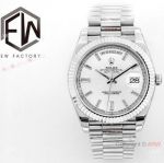 Rolex Day-Date 2836 President 40mm Watch Baguettes Markers